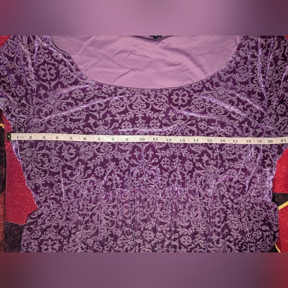 torrid Purple Lace-Textured Midi Dress - Picture 6 of 16